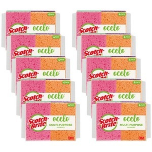 Scotch-Brite Sponge, Ocelo, Handy MMM7274FDCT